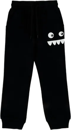 Ciraf lasten collegehousut Monster - BLACK - 1