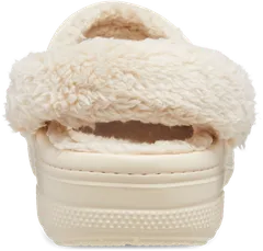 Baya Lined Fuzz Strap Clog - WINTER WHITE - 5