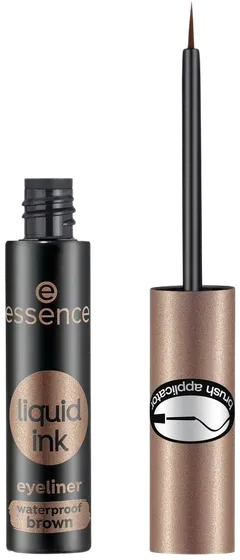 essence liquid ink eyeliner waterproof brown vedenkestävä nestemäinen rajausväri ruskea 3 ml - 1