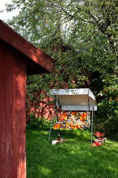 Varax Duetto pihakeinu 77B oranssi kukkainen - 3