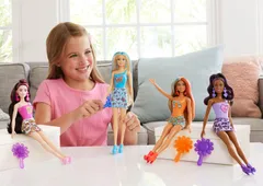 Barbie Color Reveal Rainbow Groovy -muotinukke - 3