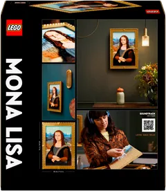 LEGO Art Mona Lisa, maalaus-rakennussetti aikuisille 31213 - 3