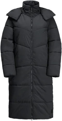 Jack Wolfskin naisten karolinger long coat 1207481 - phantom - 1