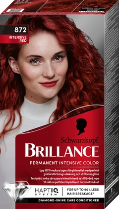 Schwarzkopf Brillance 872 Intensive Red hiusväri 1 kpl - 1