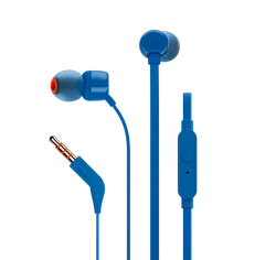 JBL nappikuulokkeet mikrofonilla T110 sininen - 2