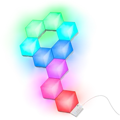 Trust Valopaneelit 9kpl GXT 902 Vybz RGB Hexagon - 1