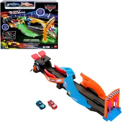 Disney Pixar Launch & Criss-Cross Glow Race Playset - 1