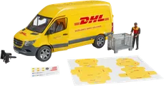 Bruder Mercedes-Benz Sprinter DHL ja kuljettaja - 4