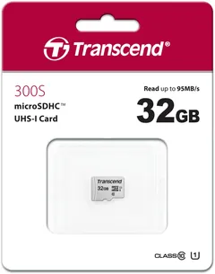 Transcend 300S muistikortti 32GB U1 Micro SD - 2
