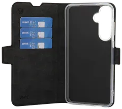 Wave Book Case, Samsung Galaxy A55 5G, Musta - 3