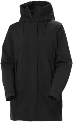 Helly Hansen naisten pitkä kevytvanutakki Victoria Ins Mid 54101 - BLACK - 1