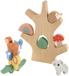 Fisher-Price Puu - puinen pinoamislelu - 1