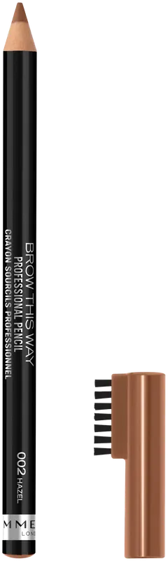 Rimmel 1,4g Professional Eyebrow Pencil 002 Hazel kulmakynä - 2
