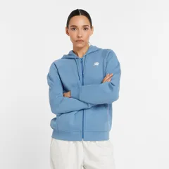 New Balance naisten hupparitakki Fleece Full Zip WJ43525 - HERON BLUE - 1