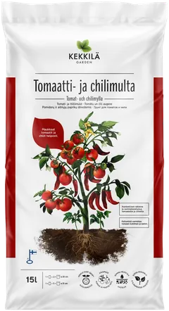 Kekkilä tomaatti- ja chilimulta 15 L - 1