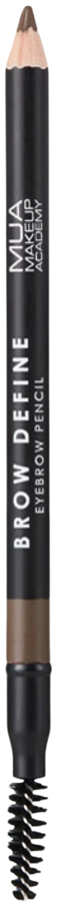 MUA Make Up Academy Brow Define Eyebrow Pencil 1,2 g Mid Brown kulmakynä - 1