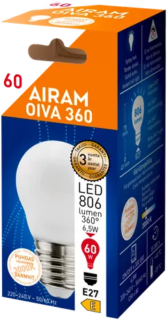 Airam LED OIVA Korist 6W 806lm 3000K E27 - 2