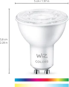 WiZ älylamppu GU10 4.8W Color Wi-Fi - 5