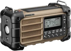 Sangean MMR-99 ladattava AM/FM-radio bluetooth yhteydellä, desert tan - 2