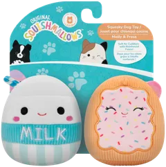 Squishmallows pehmolelu Squeaky tuplapakkaus 9 cm, erilaisia - 7