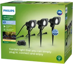 Philips kohdevalaisin Spot matalajännite aloituspakkaus 24W 3kpl - 2