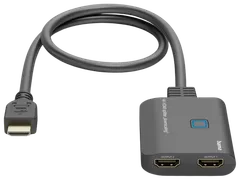 Hama HDMI™-jakaja, 1 in 2 out, 4K - 2