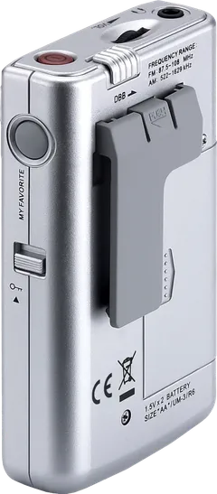 Sangean taskuradio Pocket 250 ( DT-250) harmaa - 3