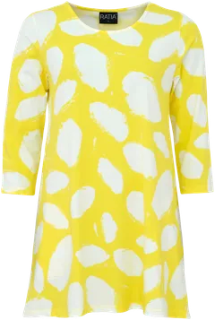 Ratia naisten trikootunika Pisara Papu - papu yellow - 1