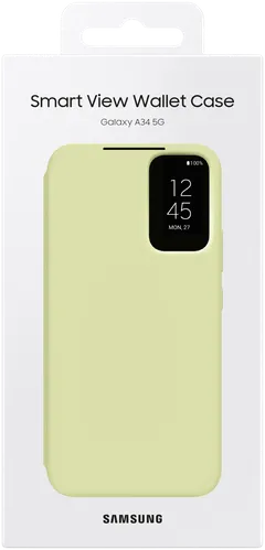 Samsung A34 lompakkokotelo vihreä - 4