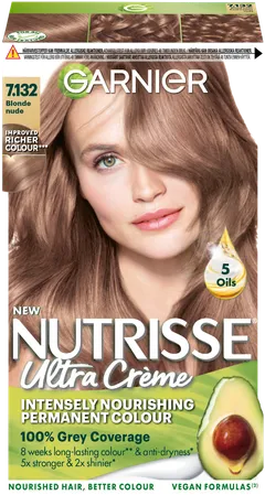 Garnier Nutrisse Ultra Creme 7.132 Blonde Nude Keskivaalea kestoväri 1kpl - 2