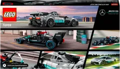 LEGO® Speed Champions Mercedes-AMG F1 W12 E Performance ja Mercedes-AMG Project One 76909 Rakennussarja; Yli 9-vuotiaille (564 osaa) - 3