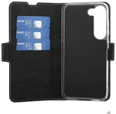 Wave Book Case, Samsung Galaxy S23 5G, Ruusukulta - 3