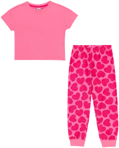 House lasten pyjama 232H382415 - PINK HEART - 1