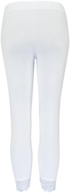 House naisten nilkkapituinen leggings 213H162330 - Bright white - 3