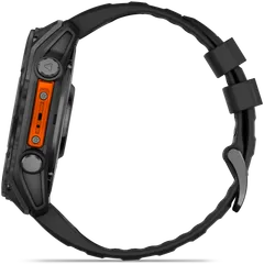 Garmin Fenix 8 -urheilukello, 51mm AMOLED tummanharmaa/musta - 7