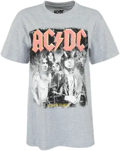 AC/DC naisten t-paita AC10161 - Grey melange - 1