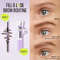 Maybelline New York Express Brow Ultra Slim 02 Soft Brown -kulmakynä 0,84g - 9