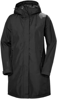 Helly Hansen naisten pitkä kuoritakki Active Ocean Bound Rain Coat 54075 - BLACK - 1