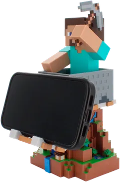 Cable Guys Ohjain/puhelinteline Minecraft Steve - 4