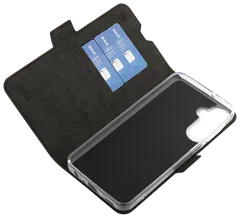Wave Book Case, Samsung Galaxy A25 5G, Musta - 4