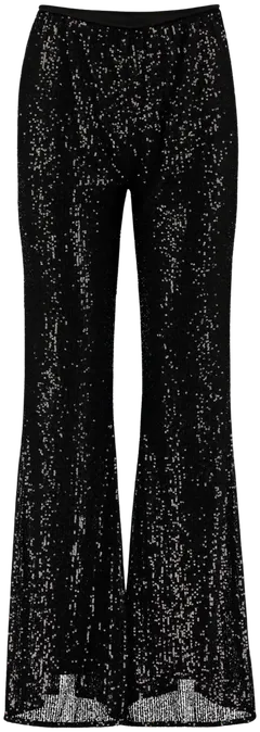 Hailys naisten leggingsit Glam Jy-20662 - Black glitter - 1