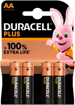 Duracell 4kpl Plus Power AA alkaliparisto - 1