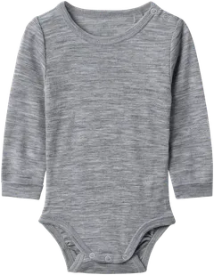 TinyOne vauvojen merinovillabody - Grey - 1