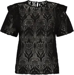 WKLY. naisten pitsipusero 121252 - Black lace - 1