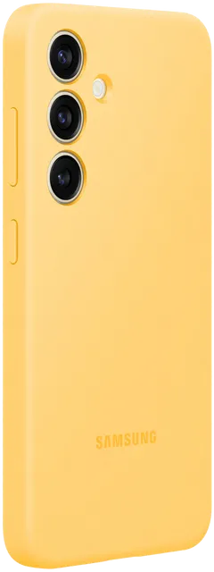 Samsung S24 silikonisuoja keltainen - 3