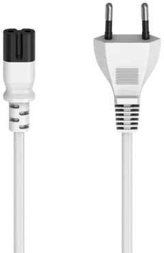 Hama Laitevirtajohto, CEE 7/16 (Type C/Euro plug) - 2-pin plug C7, 1,5 m, valkoinen - 1