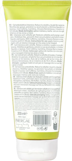 Yacel Intensiivinen anti-selluliittigeeli 200ml - 2