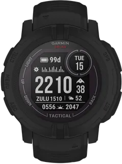 Garmin Instinct 2 solar taktinen versio multisport GPS kello, musta - 1