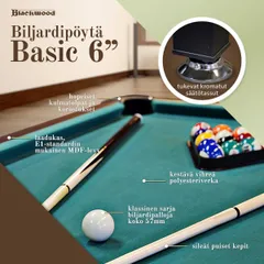 Blackwood Biljardipöytä Basic 6' - 3