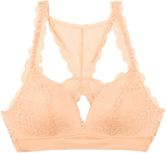 Actuelle naisten pitsibralette-liivit 211A332416 - Hazelnut - 1